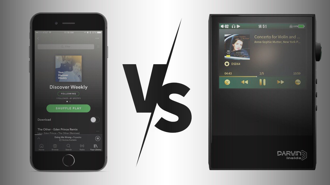 Hi-Fi player vs smartphone