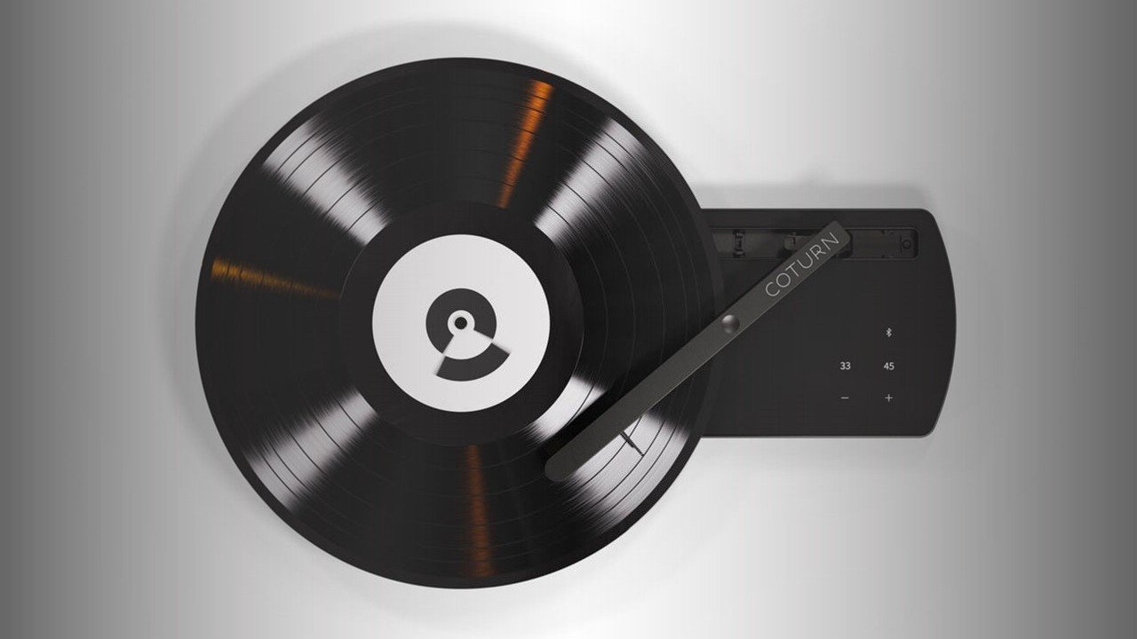 Coturn by Thorens CT-01: Portable Turntable with 16-Hour Battery and Aluminum Chassis