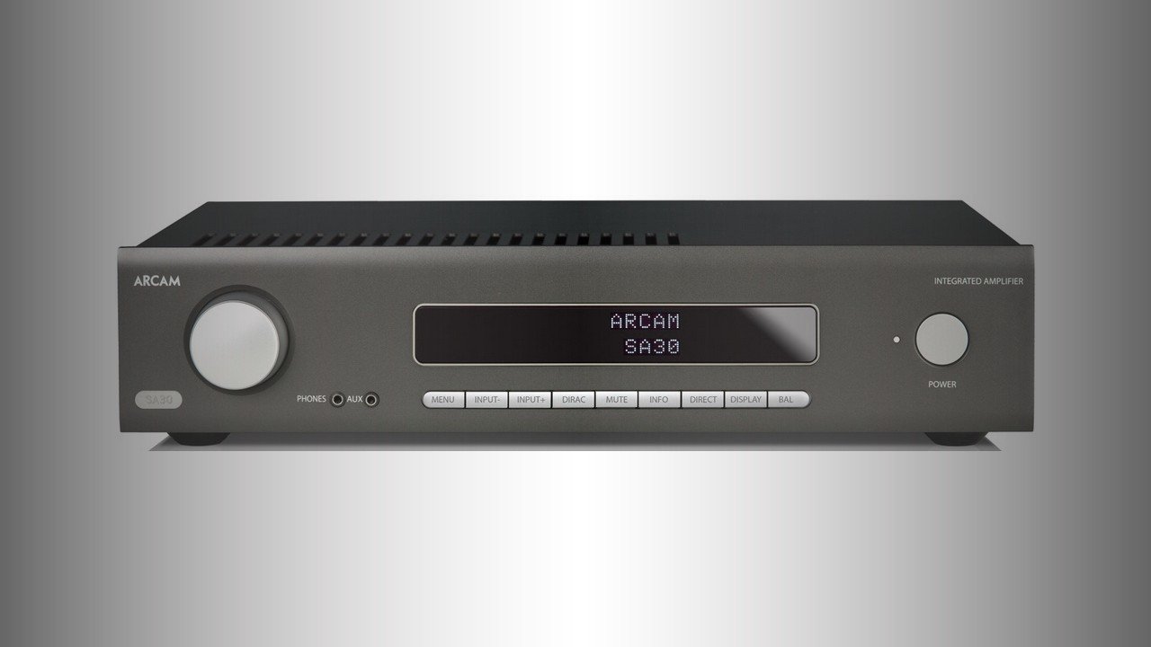 Arcam SA30: 120W Class G Integrated Amp with ESS DAC, Dirac Live, HDMI ARC, and Full Phono Support