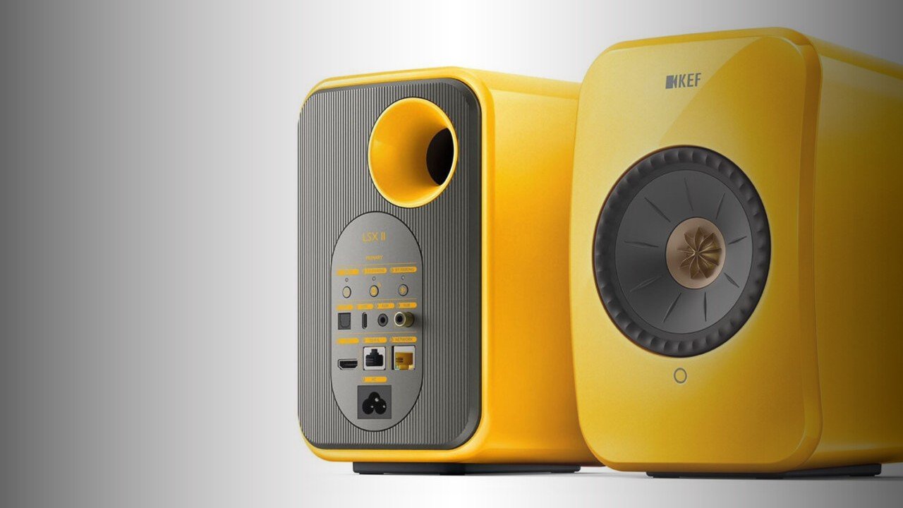 KEF LSX II Limited Edition Solaris Yellow