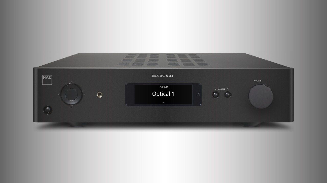 NAD C658: Modular BluOS Streamer, DAC & Preamp with Dirac Live Room Correction and MQA Support