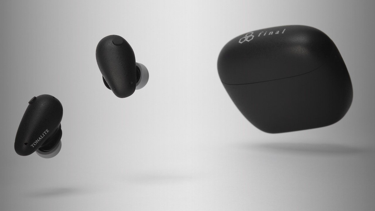 Final Tonalite uses advanced 3D scanning and in-ear analysis to deliver fully personalized sound, plus LDAC, hybrid ANC, and up to 24 hours of playtime.