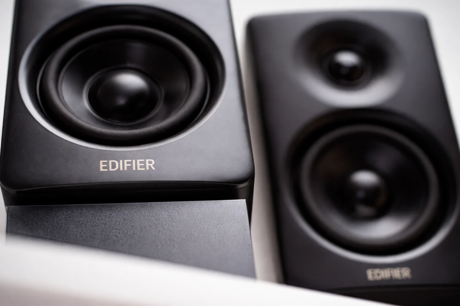 DSP-powered active speakers with USB, Bluetooth, strong bass and impressive volume from an ultra-compact design.