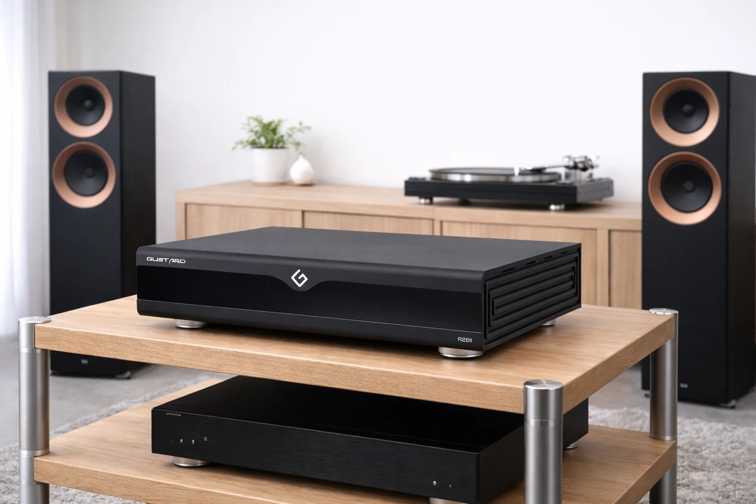 Gustard R26 II is a network-ready R2R DAC for purists, featuring native DSD, discrete Class A output, and serious clocking options.