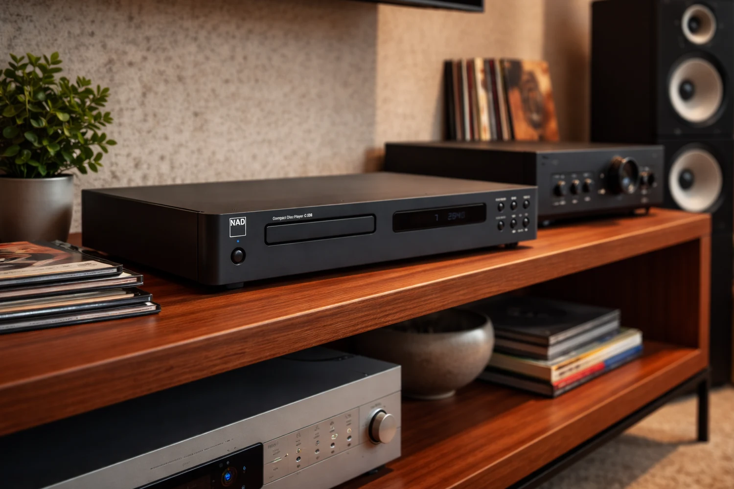 With solid construction and a focus on sound quality, the NAD C538 offers honest CD playback without unnecessary features.