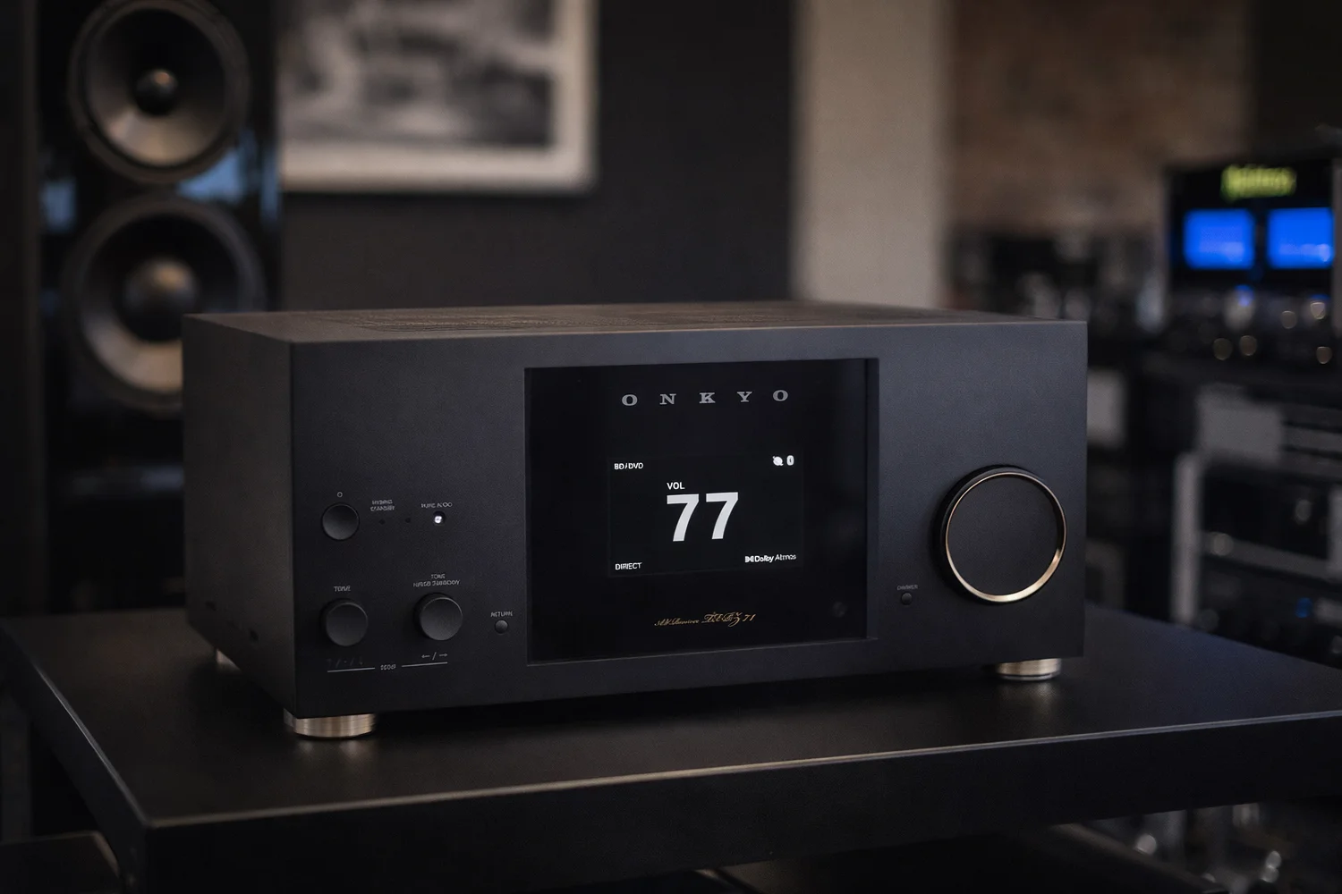 Onkyo’s next-generation flagship AV receiver makes an early appearance, showcasing a bold new design, massive chassis, advanced room correction with Dirac Live and ART, and ambitions aimed squarely at reference-level home cinema systems.
