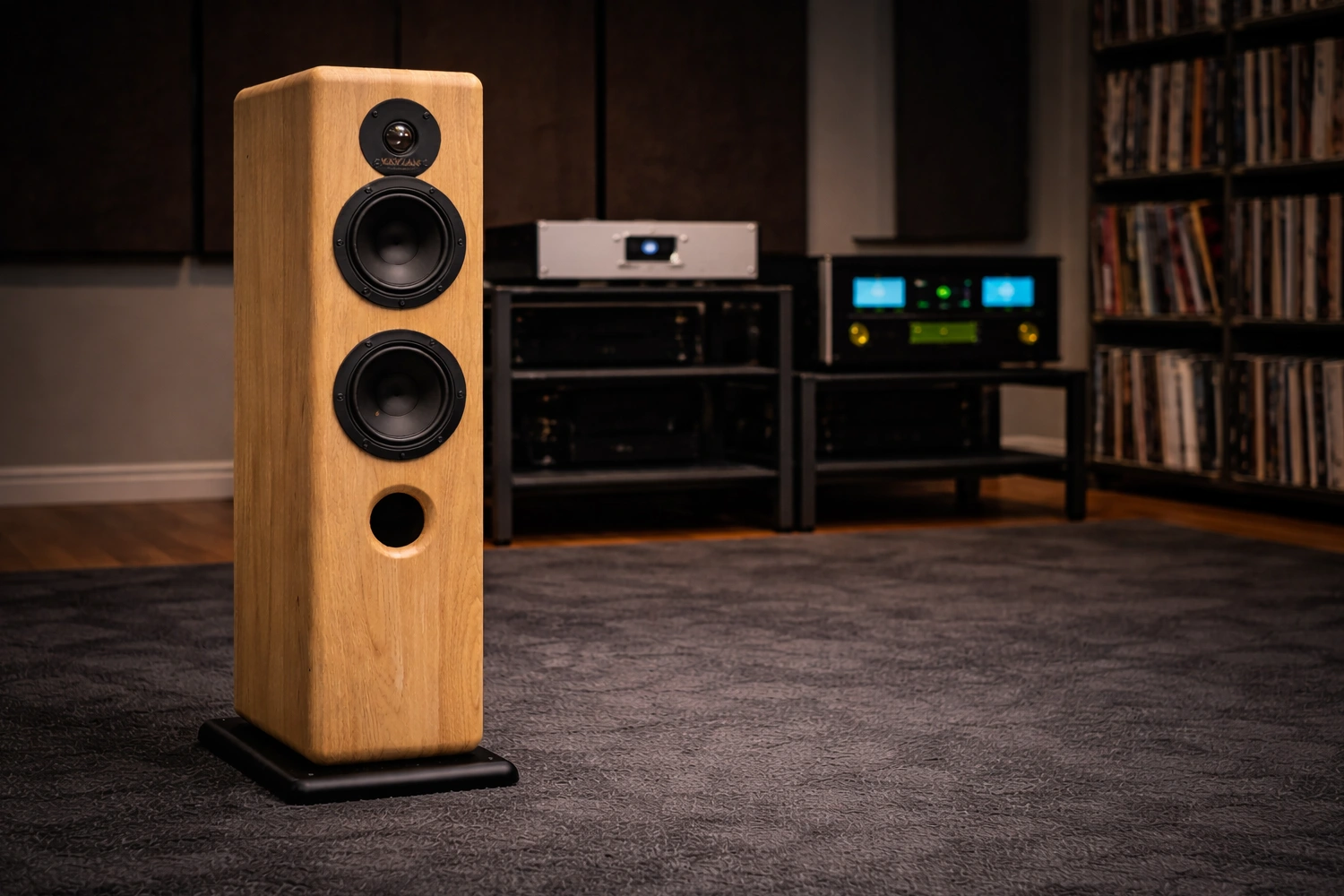 The Xavian Grande Unica floorstanding speakers offer high sensitivity, deep bass and handcrafted solid oak cabinets, making them ideal for tube and low-power amps.